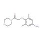 [3,5-dimethyl-4-(2-morpholin-4-yl-2-oxoethoxy)phenyl]amine - chemical structure image