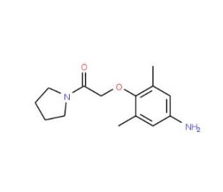 [3,5-dimethyl-4-(2-oxo-2-pyrrolidin-1-ylethoxy)phenyl]amine - chemical structure image