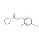 [3,5-dimethyl-4-(2-oxo-2-pyrrolidin-1-ylethoxy)phenyl]amine - chemical structure image