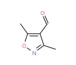 3,5-Dimethyl-4-formylisoxazole (CAS 54593-26-9) - chemical structure image