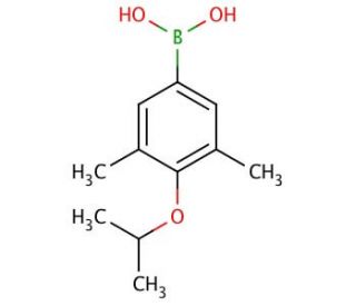 3,5-Dimethyl-4-isopropoxyphenylboronic acid (CAS 849062-16-4) - chemical structure image