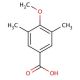 3,5-Dimethyl-4-methoxybenzoic acid (CAS 21553-46-8) - chemical structure image