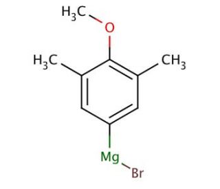 3,5-Dimethyl-4-methoxyphenylmagnesium bromide (CAS 185416-17-5) - chemical structure image