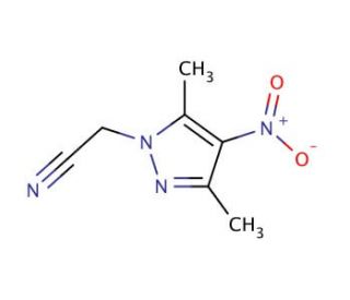 (3,5-Dimethyl-4-nitro-1H-pyrazol-1-yl)acetonitrile - chemical structure image