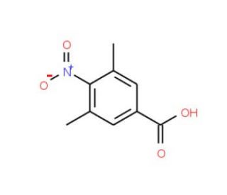 3,5-Dimethyl-4-nitrobenzoic acid (CAS 3095-38-3) - chemical structure image