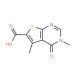 3,5-dimethyl-4-oxo-3,4-dihydrothieno[2,3-d]pyrimidine-6-carboxylic acid (CAS 439138-78-0) - chemical structure image