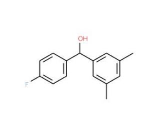 3,5-Dimethyl-4&prime;-fluorobenzhydrol (CAS 844856-33-3) - chemical structure image
