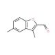 3,5-Dimethyl-benzofuran-2-carbaldehyde (CAS 16817-34-8) - chemical structure image