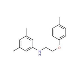 3,5-Dimethyl-N-[2-(4-methylphenoxy)ethyl]aniline - chemical structure image