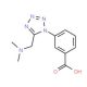 3-(5-Dimethylaminomethyl-tetrazol-1-yl)-benzoic acid - chemical structure image