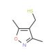 (3,5-dimethylisoxazol-4-yl)methanethiol - chemical structure image