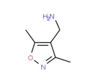 (3,5-Dimethylisoxazol-4-yl)methylamine (CAS 131052-47-6) - chemical structure image