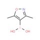 3,5-Dimethylisoxazole-4-boronic acid (CAS 16114-47-9) - chemical structure image