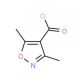 3,5-Dimethylisoxazole-4-carbonyl chloride (CAS 31301-45-8) - chemical structure image