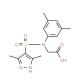 {(3,5-Dimethylphenyl)[(3,5-dimethyl-1H-pyrazol-4-yl)sulfonyl]amino}acetic acid - chemical structure image