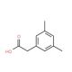 3,5-Dimethylphenylacetic acid (CAS 42288-46-0) - chemical structure image