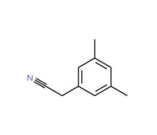 3,5-Dimethylphenylacetonitrile (CAS 39101-54-7) - chemical structure image