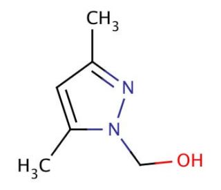 3,5-Dimethylpyrazole-1-methanol (CAS 85264-33-1) - chemical structure image