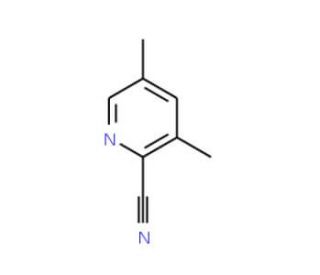 3,5-Dimethylpyridine-2-carbonitrile (CAS 7584-09-0) - chemical structure image