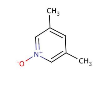 3,5-Dimethylpyridine N-oxide (CAS 3718-65-8) - chemical structure image