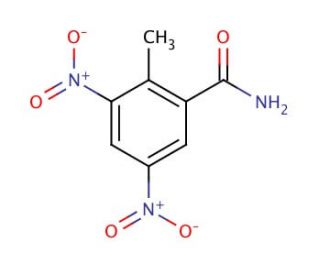 3,5-Dinitro-o-toluamide (CAS 148-01-6) - chemical structure image