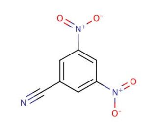 3,5-Dinitrobenzonitrile (CAS 4110-35-4) - chemical structure image