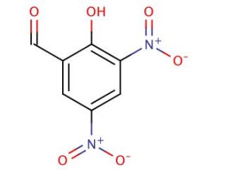 3,5-Dinitrosalicylaldehyde (CAS 2460-59-5) - chemical structure image