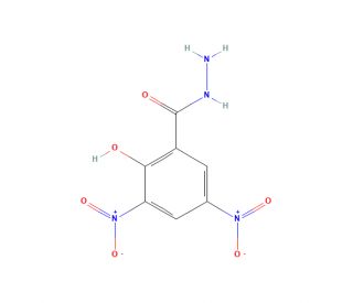 3,5-Dinitrosalicylhydrazide (CAS 955-07-7) - chemical structure image