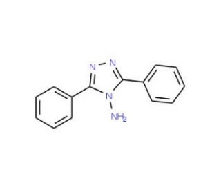 3,5-Diphenyl-4H-1,2,4-triazol-4-amine (CAS 3049-45-4) - chemical structure image