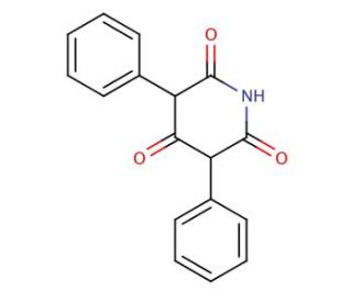 3,5-Diphenyl-piperidine-2,4,6-trione - chemical structure image