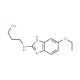 3-(5-Ethoxy-1H-benzoimidazol-2-ylamino)-propan-1-ol (CAS 301163-46-2) - chemical structure image