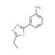 3-(5-Ethyl-[1,3,4]oxadiazol-2-yl)-phenylamine - chemical structure image