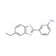 3-(5-Ethyl-benzooxazol-2-yl)-phenylamine - chemical structure image