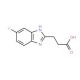 3-(5-Fluoro-1H-benzoimidazol-2-yl)-propionic acid (CAS 82138-57-6) - chemical structure image
