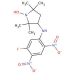 3-(5-Fluoro-2,4-dinitroanilino)-2,2,5,5,-tetramethyl-1-pyrrolidinyloxy (CAS 73784-45-9) - chemical structure image