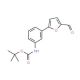 [3-(5-Formyl-furan-2-yl)-phenyl]-carbamic acid tert-butyl ester - chemical structure image