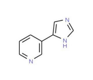 3-(5-Imidazolyl)pyridine (CAS 51746-85-1) - chemical structure image