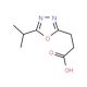 3-(5-Isopropyl-[1,3,4]oxadiazol-2-yl)-propionic acid - chemical structure image