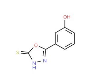 3-(5-Mercapto-[1,3,4]oxadiazol-2-yl)-phenol - chemical structure image