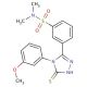 3-[5-Mercapto-4-(3-methoxy-phenyl)-4H-[1,2,4]triazol-3-yl]-N,N-dimethyl-benzenesulfonamide - chemical structure image