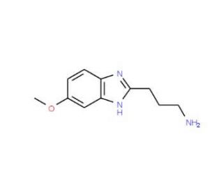 3-(5-Methoxy-1H-benzimidazol-2-yl)propan-1-amine - chemical structure image