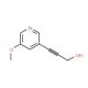 3-(5-Methoxy-pyridin-3-yl)-prop-2-yn-1-ol (CAS 898561-63-2) - chemical structure image