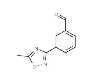 3-(5-Methyl-1,2,4-oxadiazol-3-yl)benzaldehyde (CAS 852180-68-8) - chemical structure image