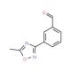 3-(5-Methyl-1,2,4-oxadiazol-3-yl)benzaldehyde (CAS 852180-68-8) - chemical structure image