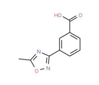 3-(5-Methyl-1,2,4-oxadiazol-3-yl)benzoic acid (CAS 264264-32-6) - chemical structure image
