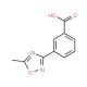 3-(5-Methyl-1,2,4-oxadiazol-3-yl)benzoic acid (CAS 264264-32-6) - chemical structure image