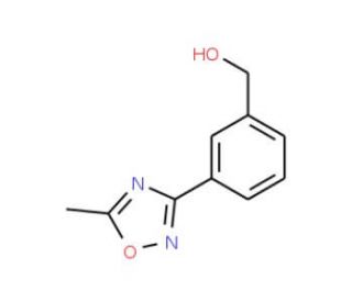 3-(5-Methyl-1,2,4-oxadiazol-3-yl)benzyl alcohol (CAS 852180-70-2) - chemical structure image