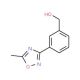 3-(5-Methyl-1,2,4-oxadiazol-3-yl)benzyl alcohol (CAS 852180-70-2) - chemical structure image