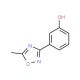 3-(5-methyl-1,2,4-oxadiazol-3-yl)phenol (CAS 58599-05-6) - chemical structure image