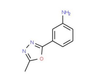 3-(5-Methyl-[1,3,4]oxadiazol-2-yl)-phenylamine - chemical structure image